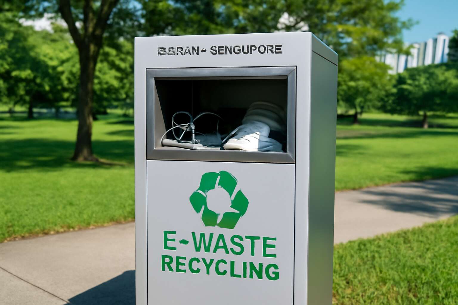 e-waste recycling bin near bishan