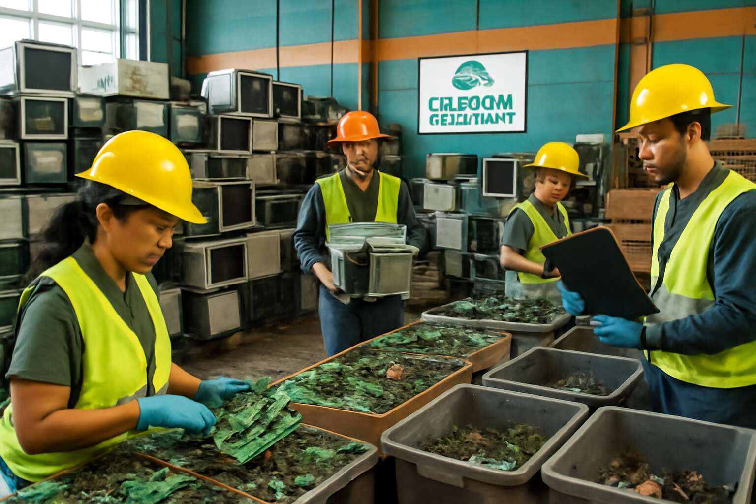 e-waste recycling centre