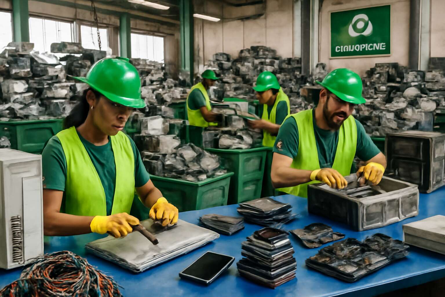 e waste management naac