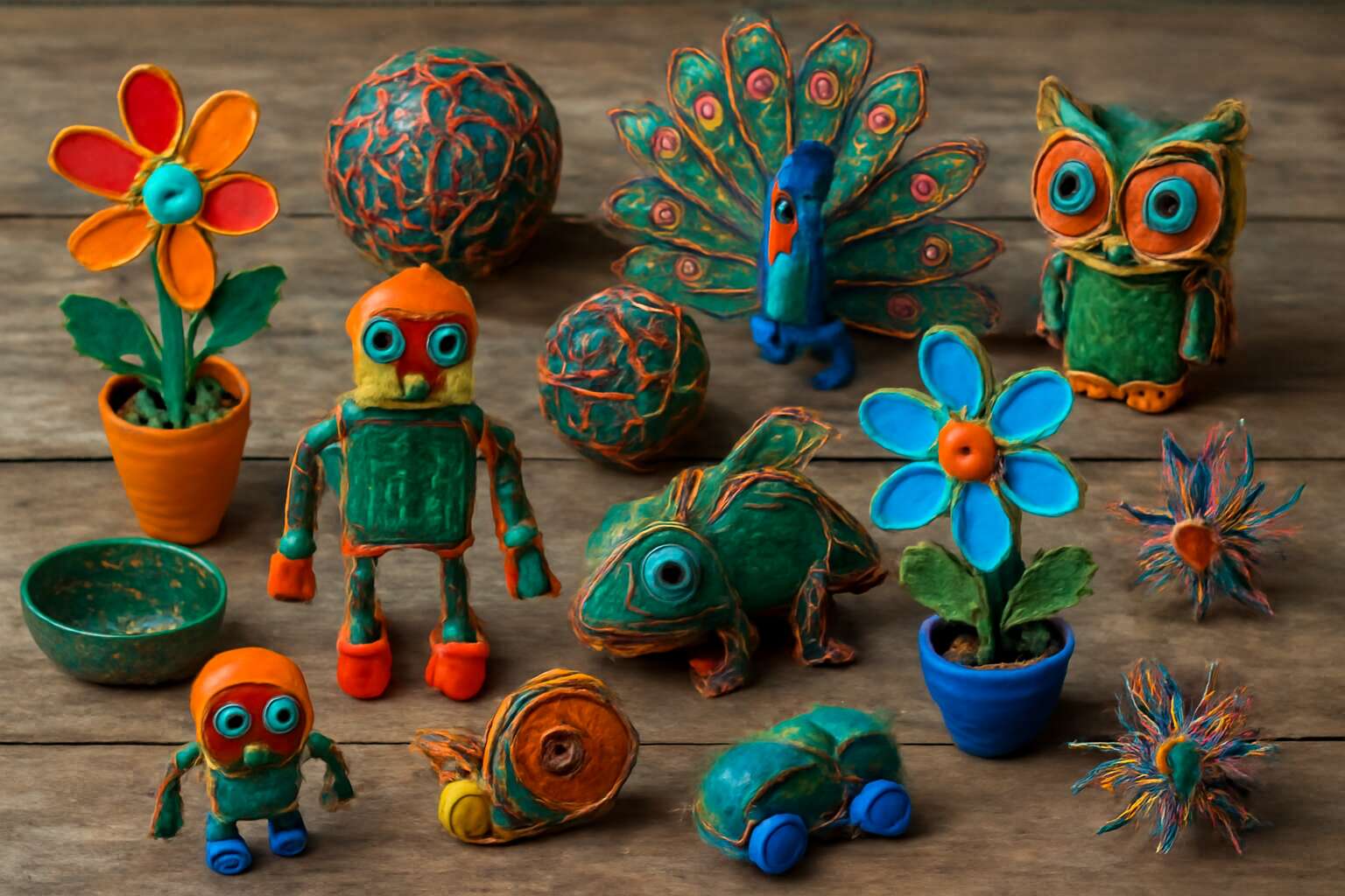 craft work using e waste