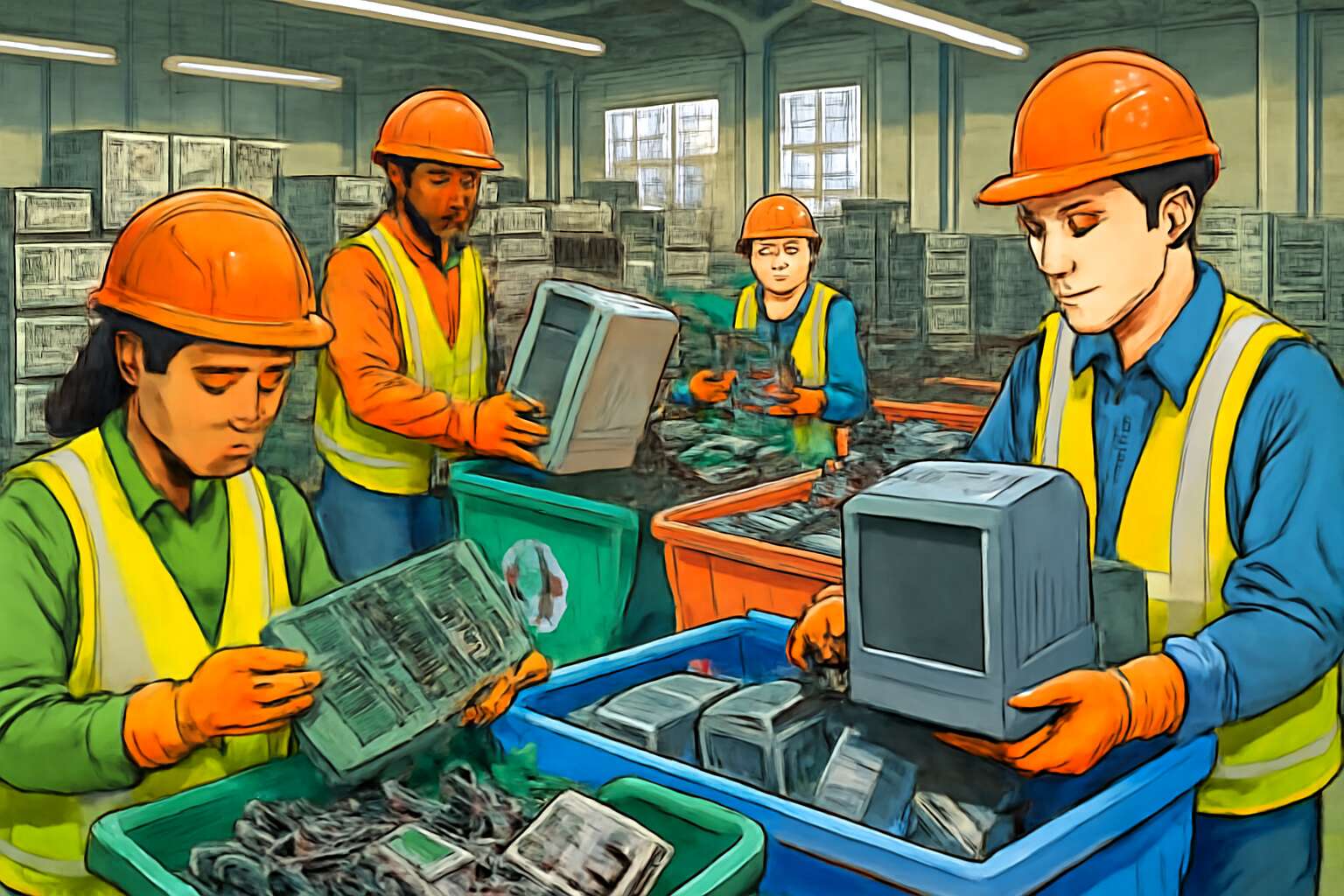 e-waste handling