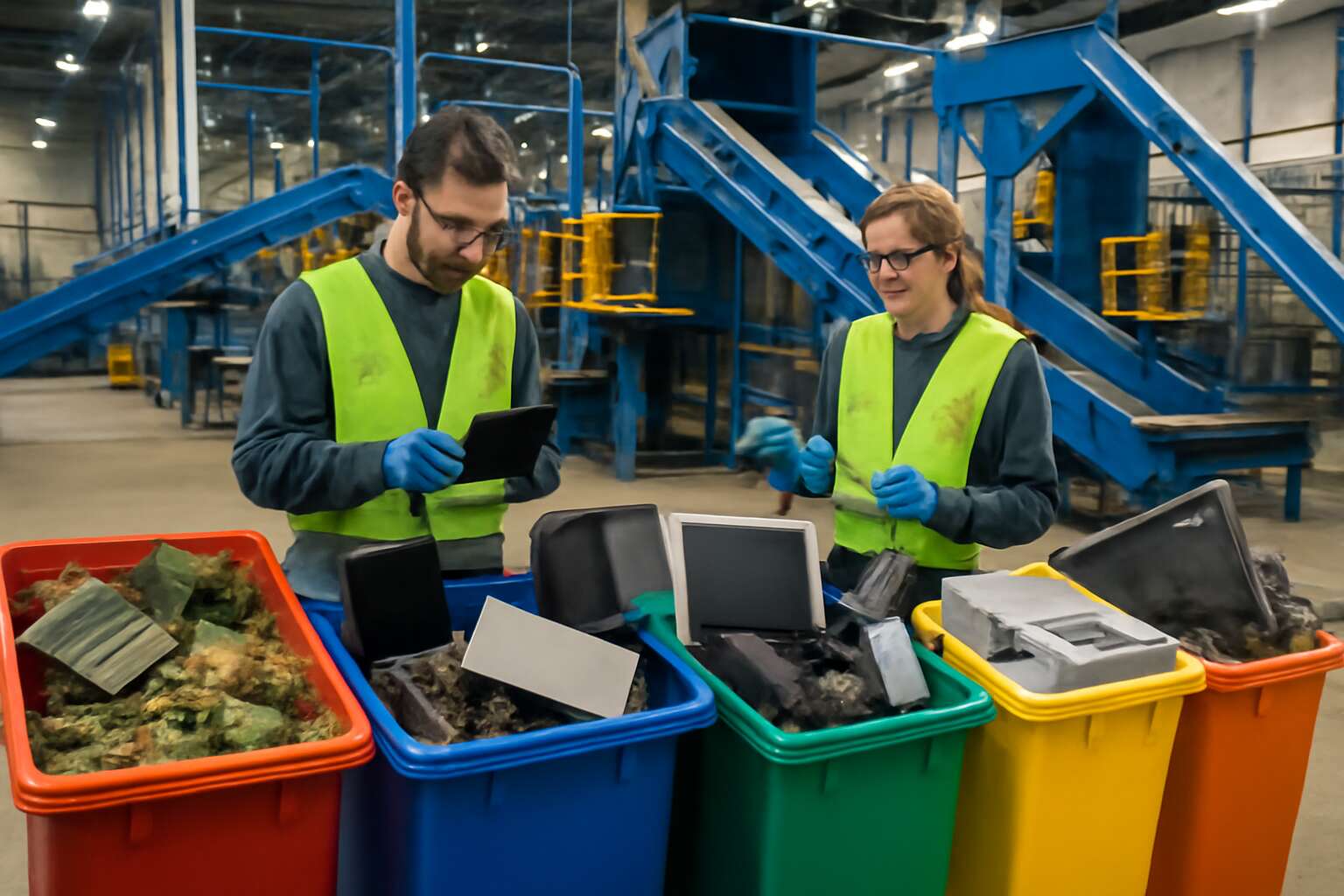 e waste management open now