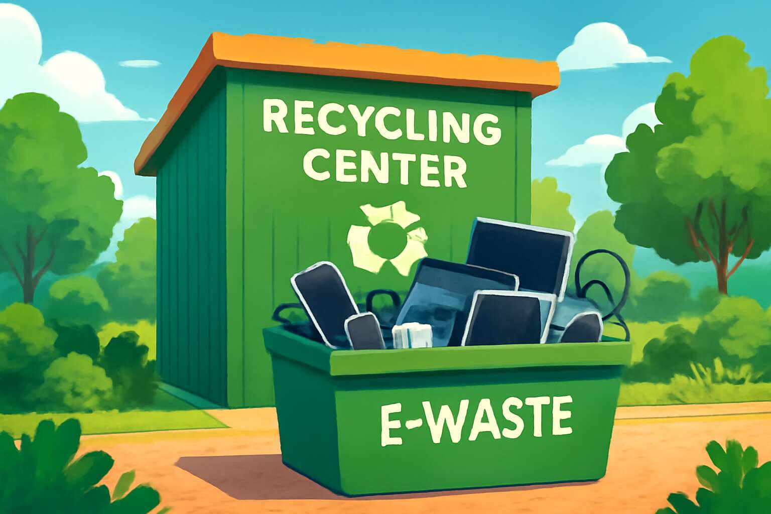 e waste bin near me