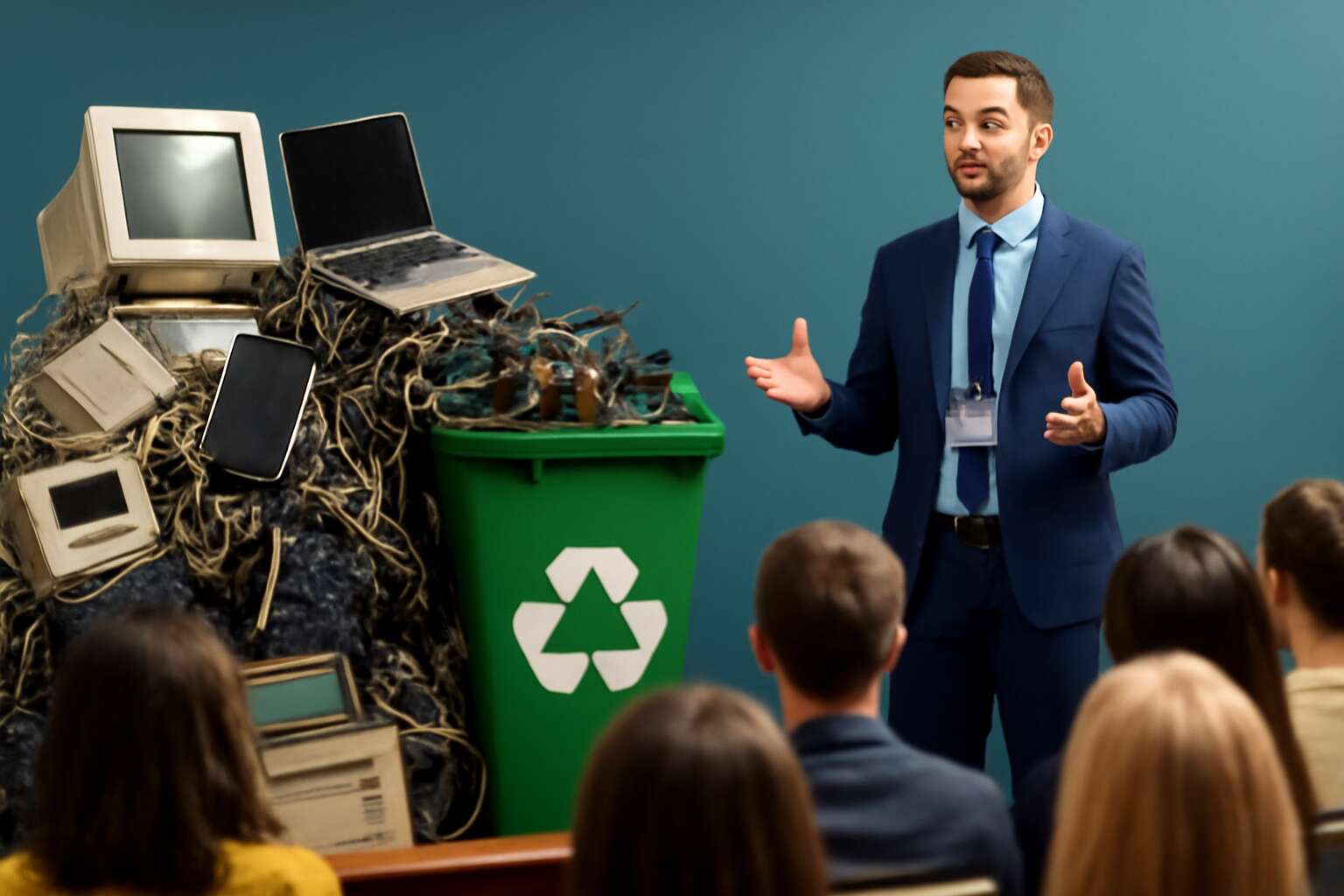 e waste management speech for 3 minutes
