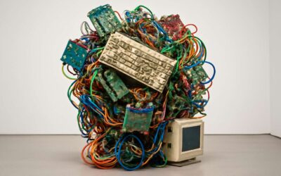 e waste art: Turning discarded tech into dazzling, thought-provoking masterpieces.