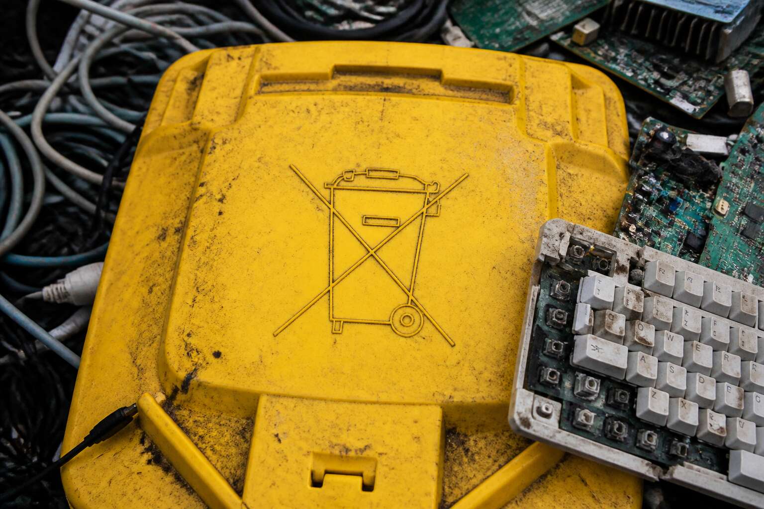 e-waste sign