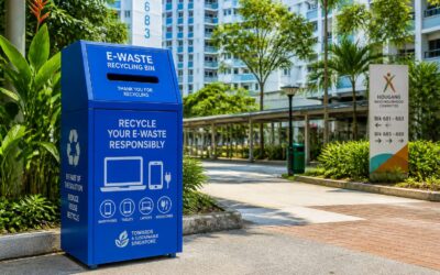 How many e waste bins are there in Singapore? We counted.